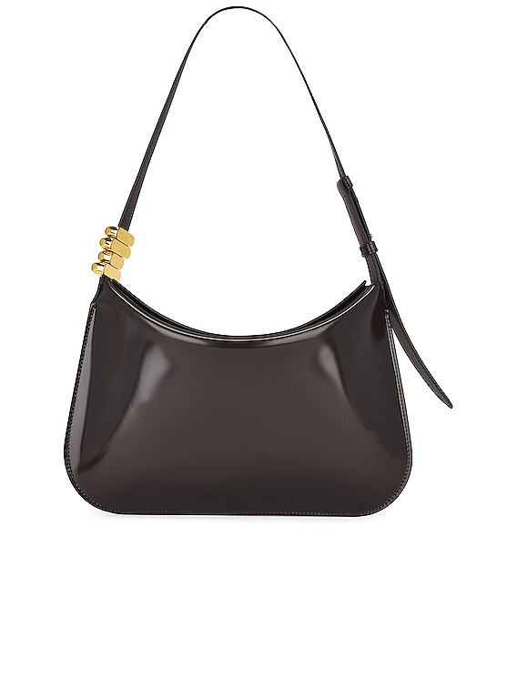 Bottega Veneta Brown Small Jodie Bag In 2132 Fondant Gold