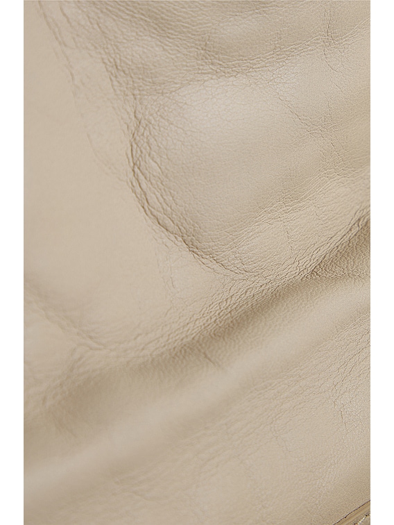 FWRD Renew Dior Micro Cannage Leather Baby Diorama Flap Bag in Metallic  Silver