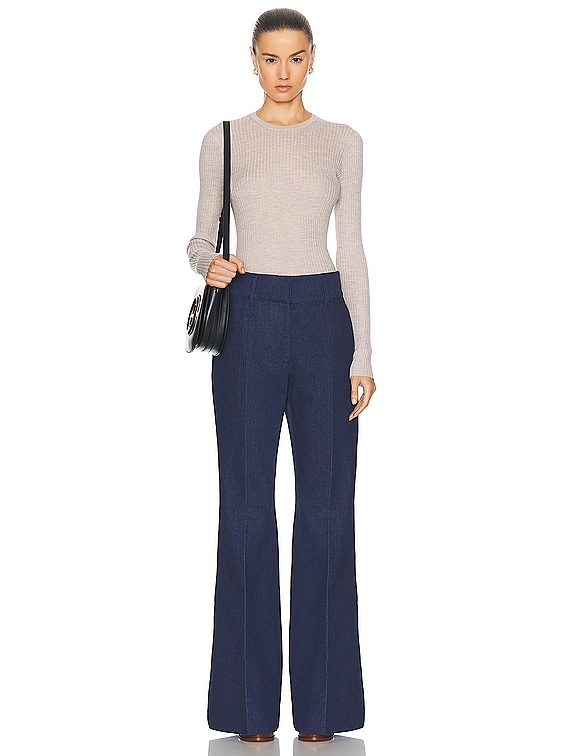 Gabriela Hearst Browning Knit Top in Oatmeal | FWRD
