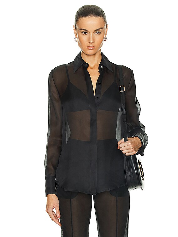 Gabrielle×Ameri 10TH HISTORY SHEER TOP Ameri VINTAGE - Gabrielle×Ameri 10TH HISTORY SHEER TOPの通販