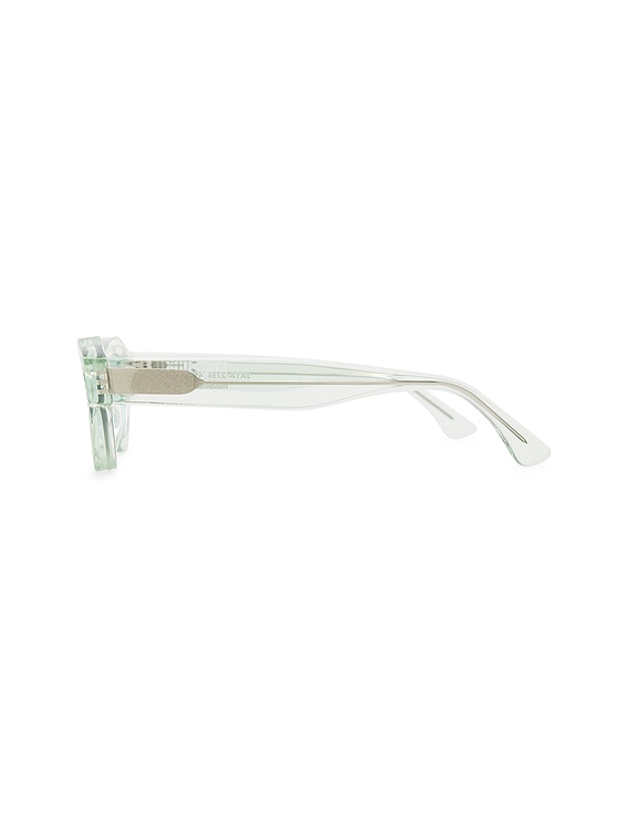 Cult Gaia women’s rectangular Mint Green Sunglasses cult gaia | Accessories | Cult Gaia Zaza Sunglasses  main image 3