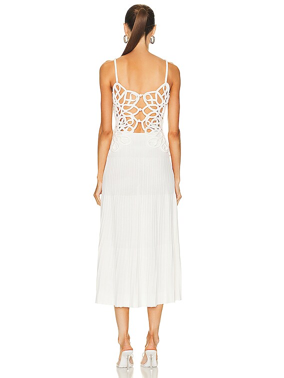 Cult Gaia Nalda Knit Dress in Off White | FWRD Cult Gaia Nalda Knit Dress in Off White | FWRD