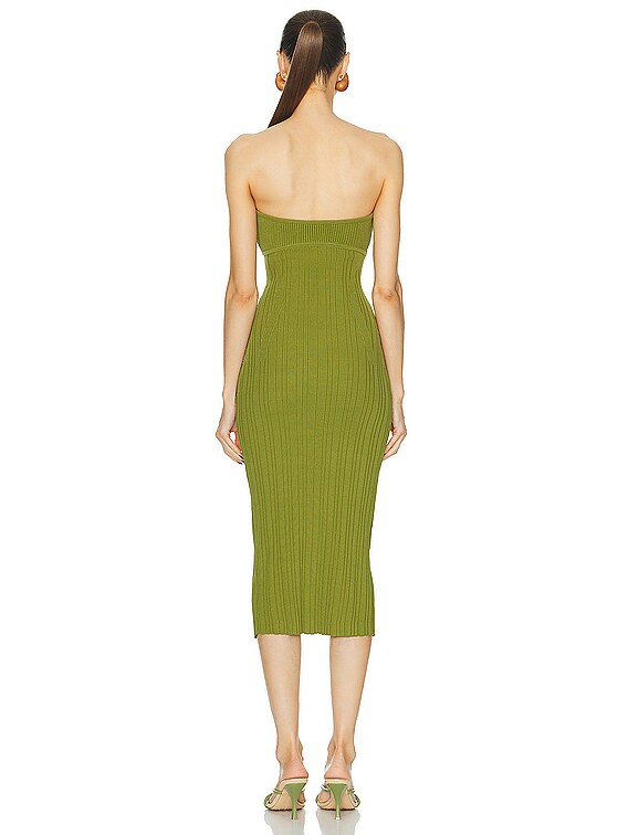 Cult Gaia Christy Knit Dress in Olea | FWRD Cult Gaia Christy Knit Dress in Olea | FWRD