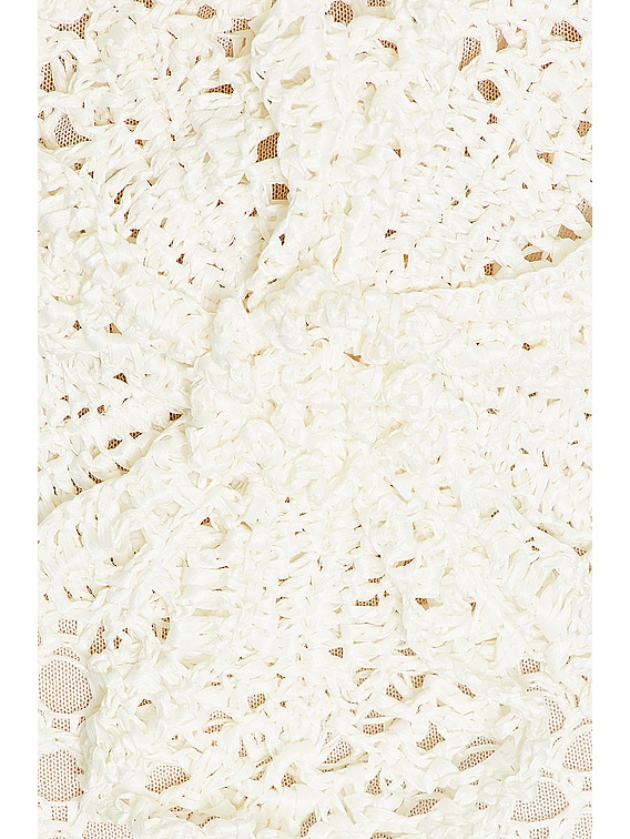 Cult Gaia Kendria Crochet Dress in Off White | FWRD