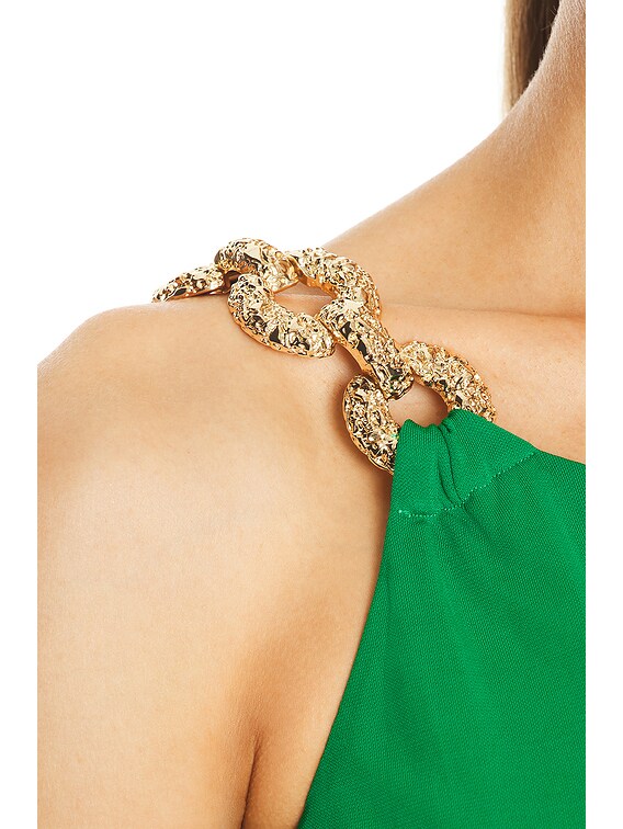 Cult Gaia Cobi Gown in Malachite | FWRD