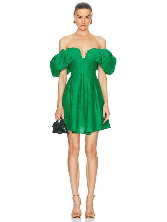 ワンピース CULT GAIA Woman Dress Green GW3240JY1952 Malachite SITA GOWN - MALACHITE – CULT GAIA