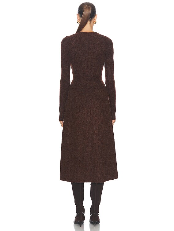 Cult Gaia Bessania Knit Dress in Java | FWRD