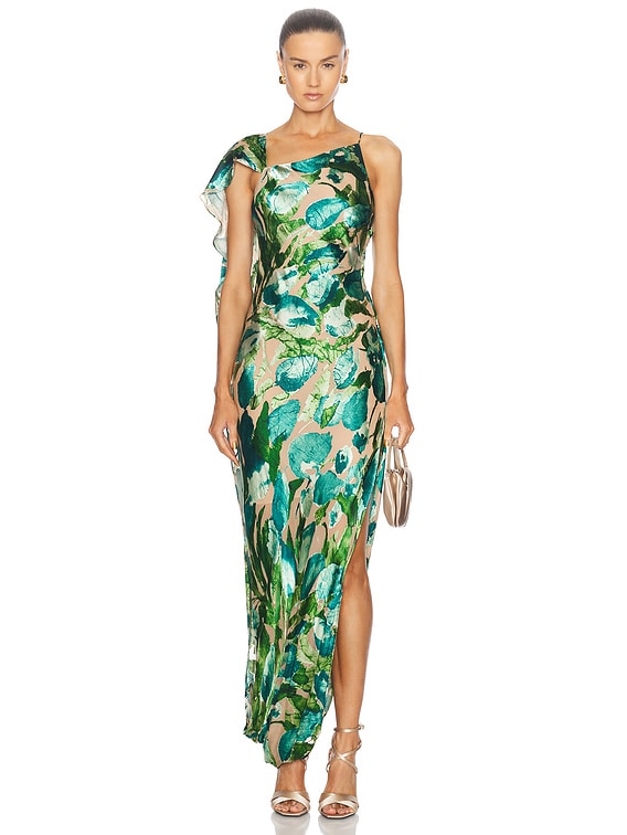 cult gaia green dress Renay Dress main image 1