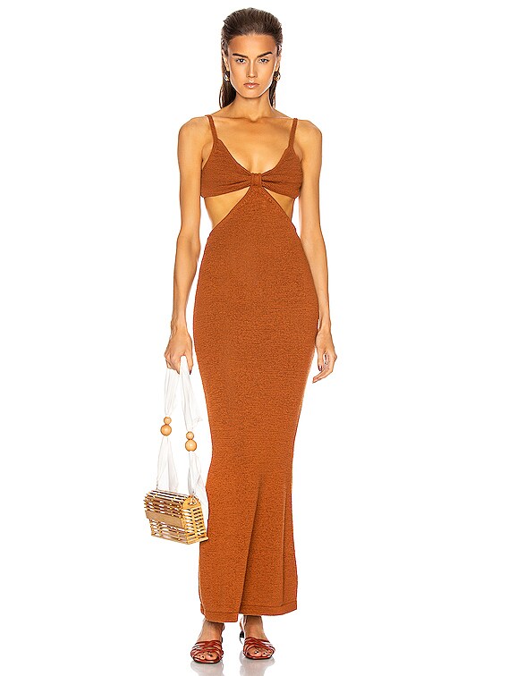 chinese dress ladies Ali Deep Pasture Draped Silk Maxi Dress