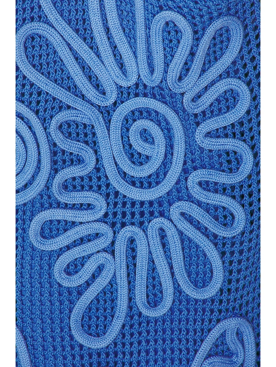 Cult Gaia Nissa Knit Dress in Capri | FWRD