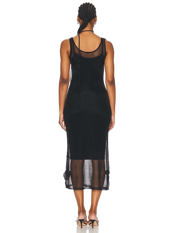 Cult Gaia Pemma Knit Dress in Black | FWRD