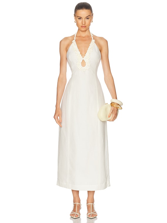 Cult Gaia Lena Dress in Off White | FWRD