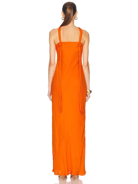 Cult Gaia Phoebe Gown in Persimmon | FWRD