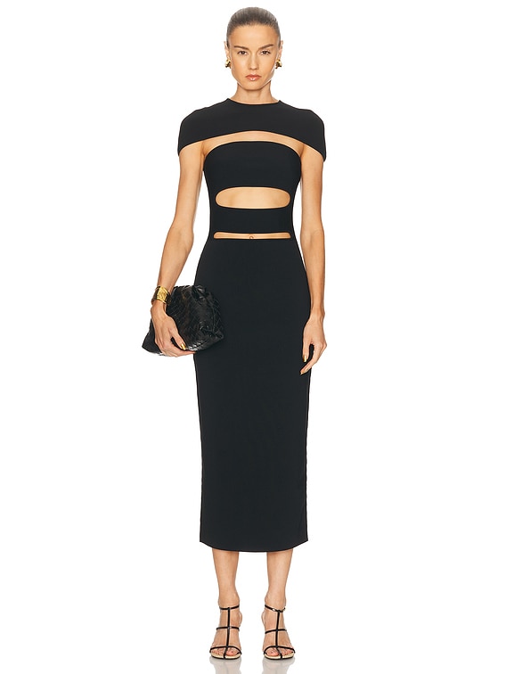 Cult Gaia Rianna Knit Dress in Black | FWRD