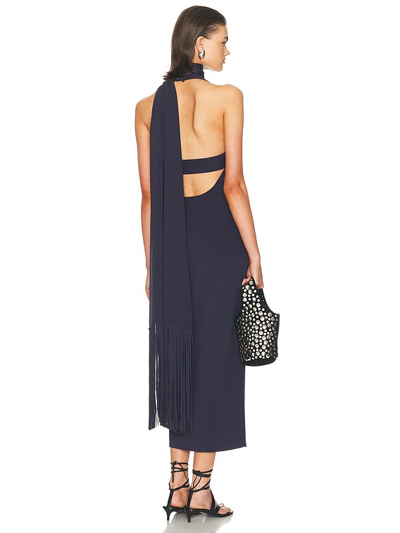 cult gaia kendall knit dress Caia in Deep Lake Mote Mid