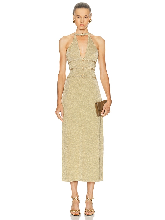slim fit dress slacks CULT GAIA CODY GOWN main image 1