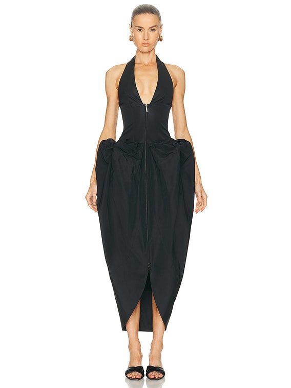 Cult Gaia Samya Dress in Black | FWRD