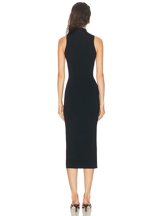 knit dress sho black forever 21 Tie-Front Midi Sweater Dress