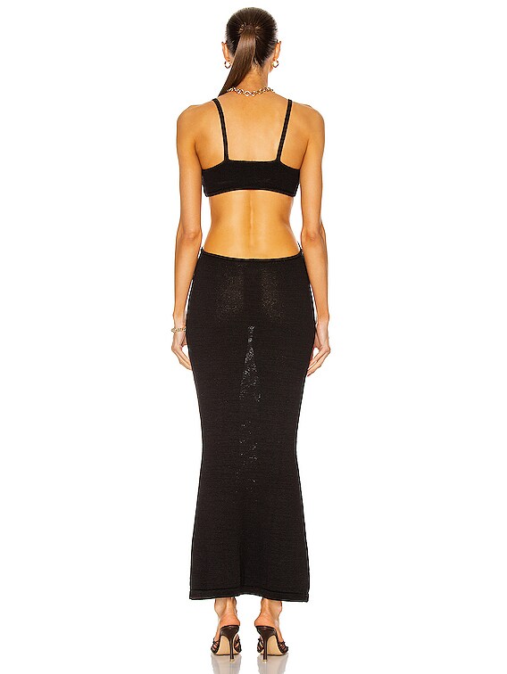 Cult Gaia Serita Knit Dress in Black | FWRD