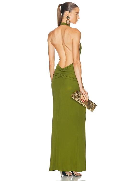 Cult Gaia Chi Dress in Deep Pasture | FWRD Cult Gaia Chi Dress in Deep Pasture | FWRD
