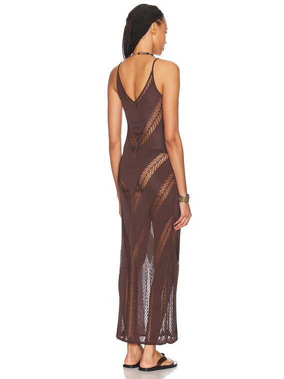 cult gaia eli knit dress Elza in Chocolate in Luwak adbuys2024