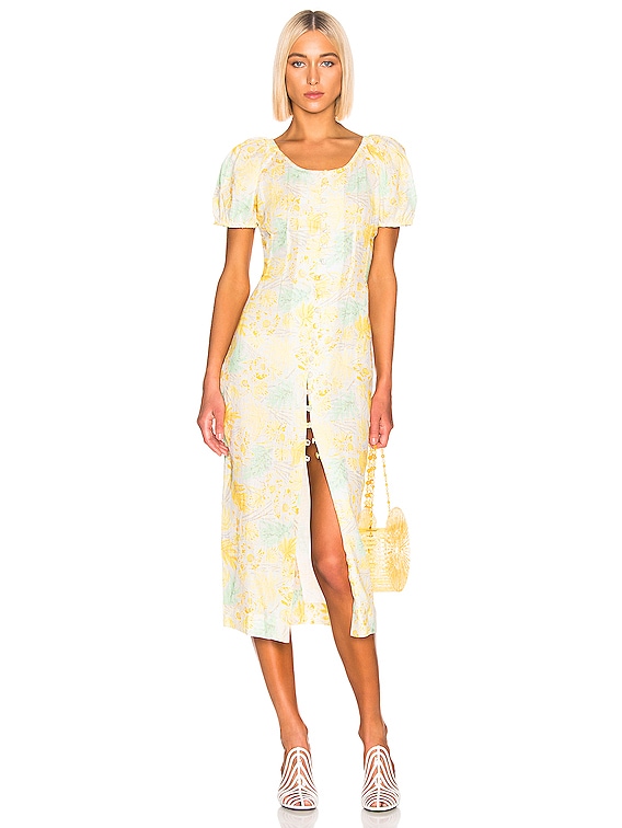 Cult Gaia Charlotte Dress in Lemonade 