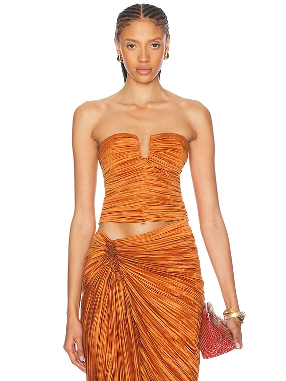 Cult Gaia Maria Top in Bourbon | FWRD