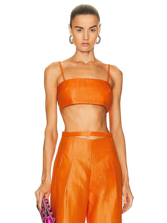 Cult Gaia Tereza Top in Papaya | FWRD