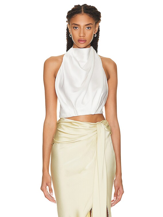 Cult Gaia Adrienne Top in OFF WHITE | FWRD