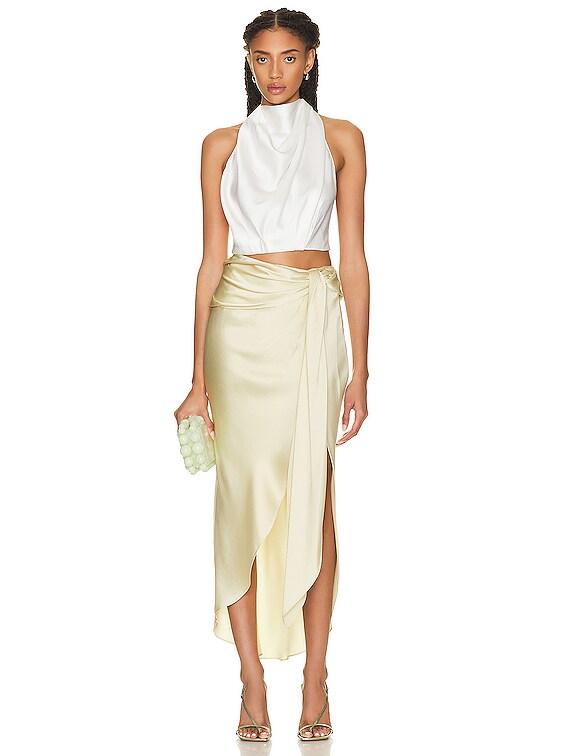 Cult Gaia Adrienne Top in OFF WHITE | FWRD