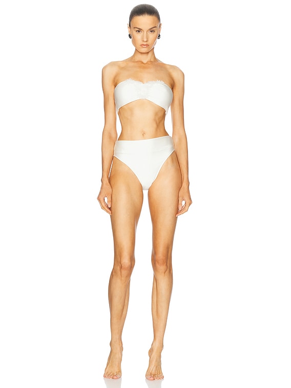 【送料&関税込】Cult Gaia Irina Beachwear In White Polyamide IRINA BIKINI TOP - OFF WHITE – CULT GAIA