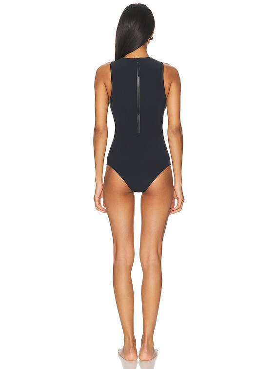 Cult Gaia Novella One Piece Swimsuit in Black | FWRD
