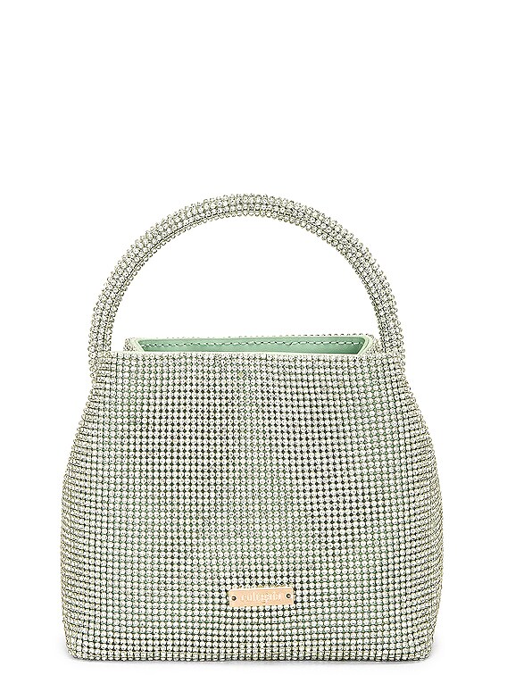 【Cult Gaia】Solene Mini Top Handle Bag Cult Gaia Solene Embellished Mini Top Handle Bag