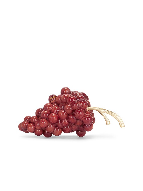 Cult Gaia Grape Clutch in Crimson | FWRD