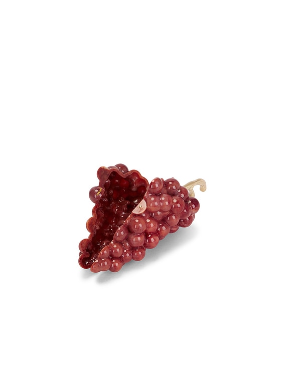 Cult Gaia Grape Clutch in Crimson | FWRD