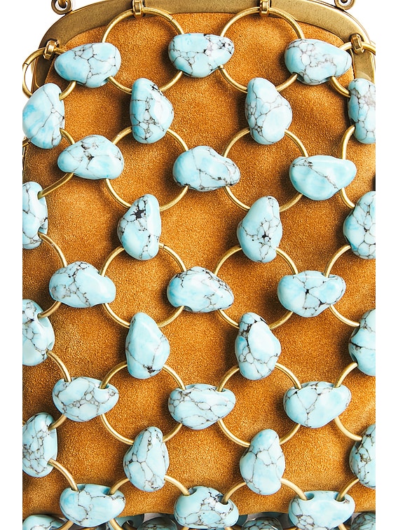 Cult Gaia Brielle Wristlet Bag in Ibiza Turquoise | FWRD
