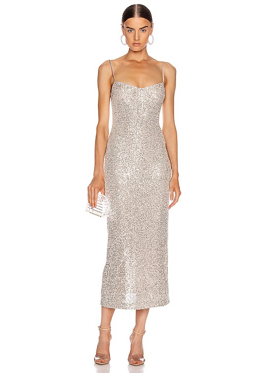 glitter bustier dress