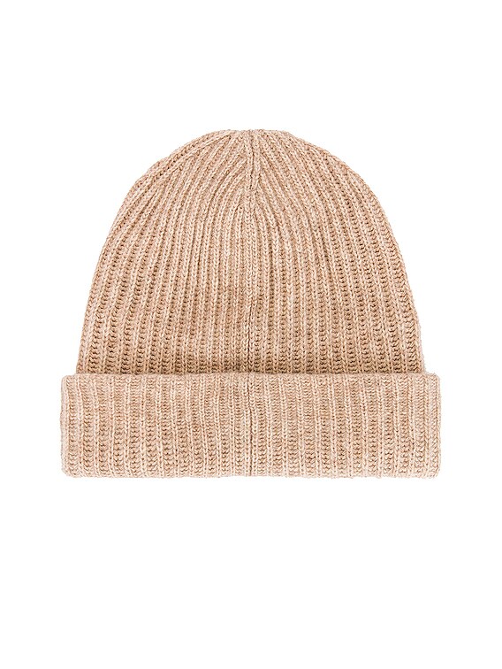 の 人気アイテムランキング Brazilian in Beanie Knit Rib Ganni Sand FWRD | 帽子