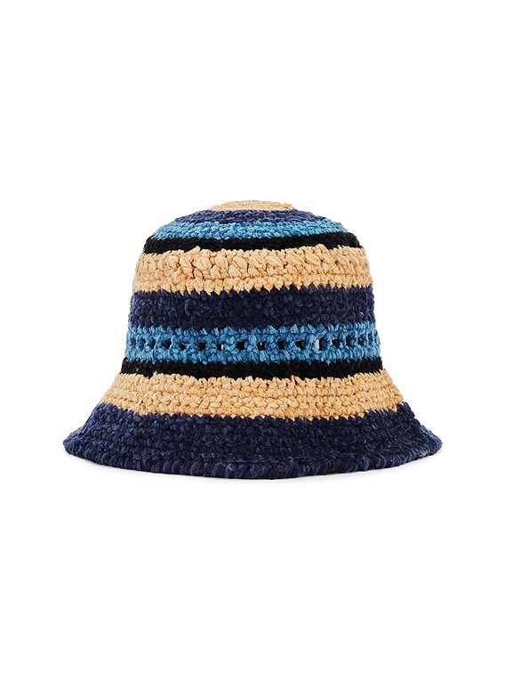 最終値下げ！GANNI デニムハット Ganni ハット - Multicolor | FWRD