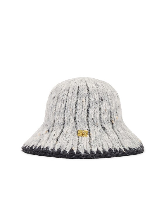 GANNI ガニー ベレー帽 Structured Rib Beret A4430 A6055 A6236