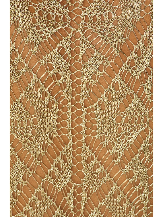gold wrap dress short Ganni Mini Dress main image 0