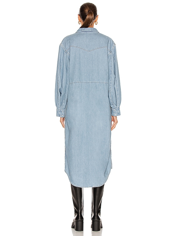 Ganni x Levi's Denim Dress in Light Denim