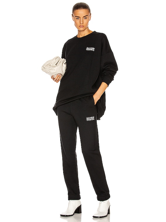 Ganni Software Isoli Sweatshirt in Black | FWRD