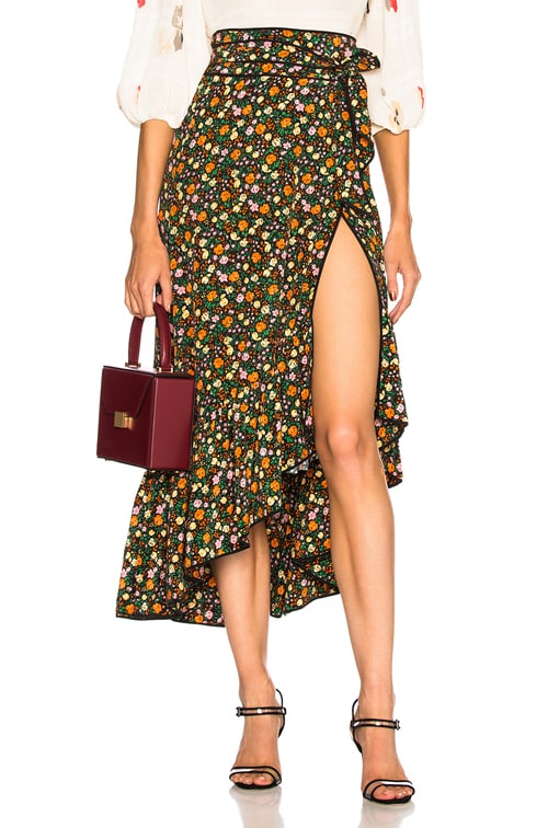 GANNI ガニー 3D Jacquard Midi Skirt ジャカード