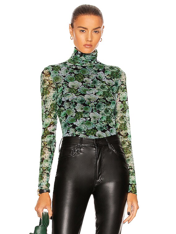 Patterned sales mesh top