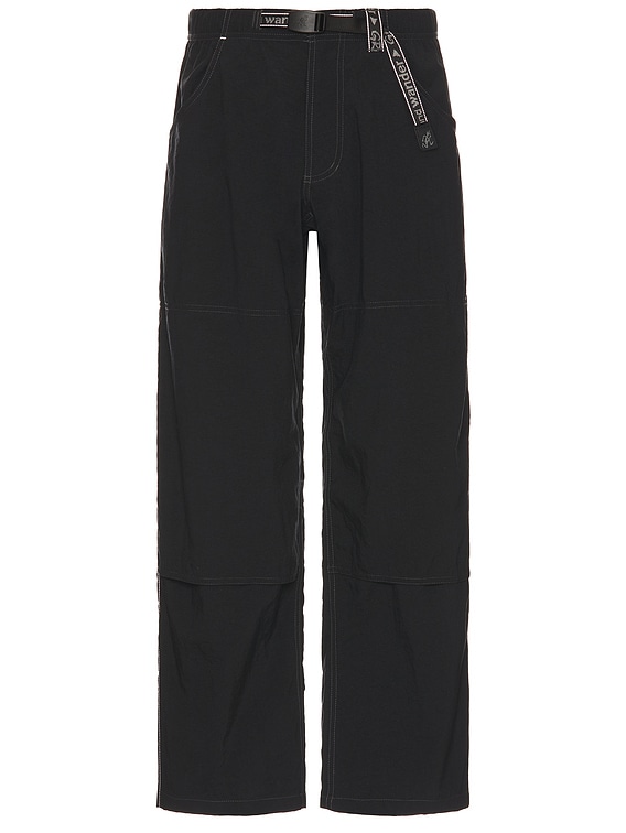 Gramicci x and wander Nylon Double Knee Pant in Black | FWRD