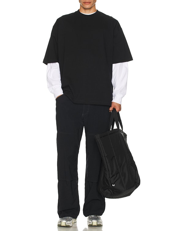 Gramicci x and wander Nylon Double Knee Pant in Black | FWRD