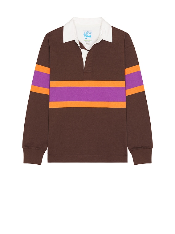 シャツ LMC STRIPE GOTHIC NAME RUGBY SHIRT SA607 ☆2025SS新作☆LMC☆STRIPE GOTHIC NAME RUGBY SHIRT