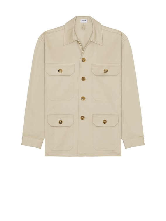 Ghiaia Cashmere Safari Jacket in Sand | FWRD