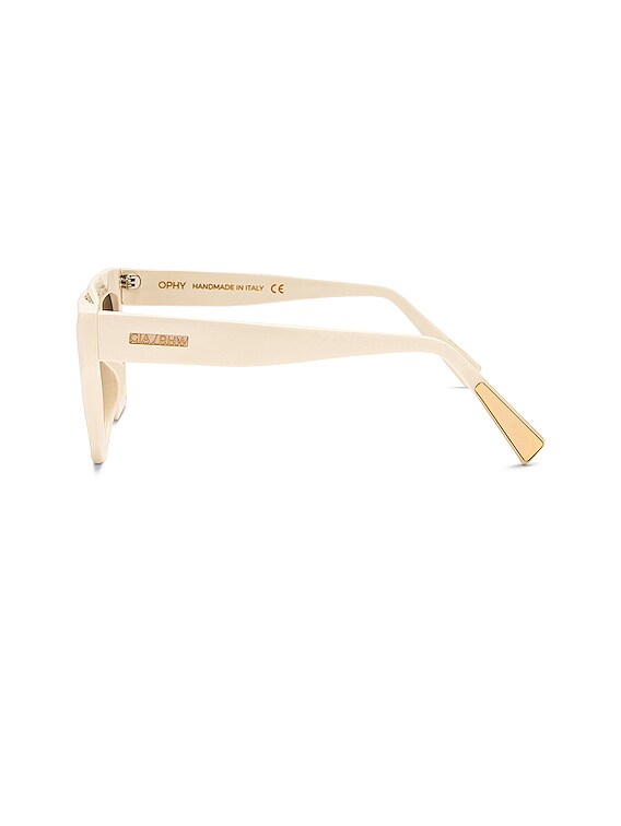 GIA BORGHINI x RHW Sunnies in Ivory | FWRD display picture 1